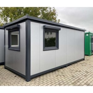 bürocontainer mit jalousien 6 x 2,4 m